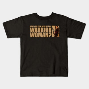 Warrior Woman Kids T-Shirt